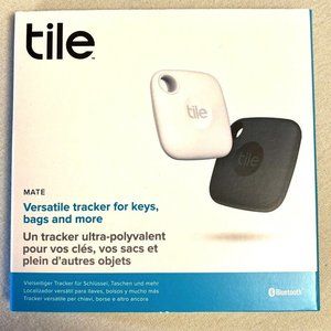 Tile Mate 2021 Universal Bluetooth Tracker Keys Finder & Item Locator- 2 Pack